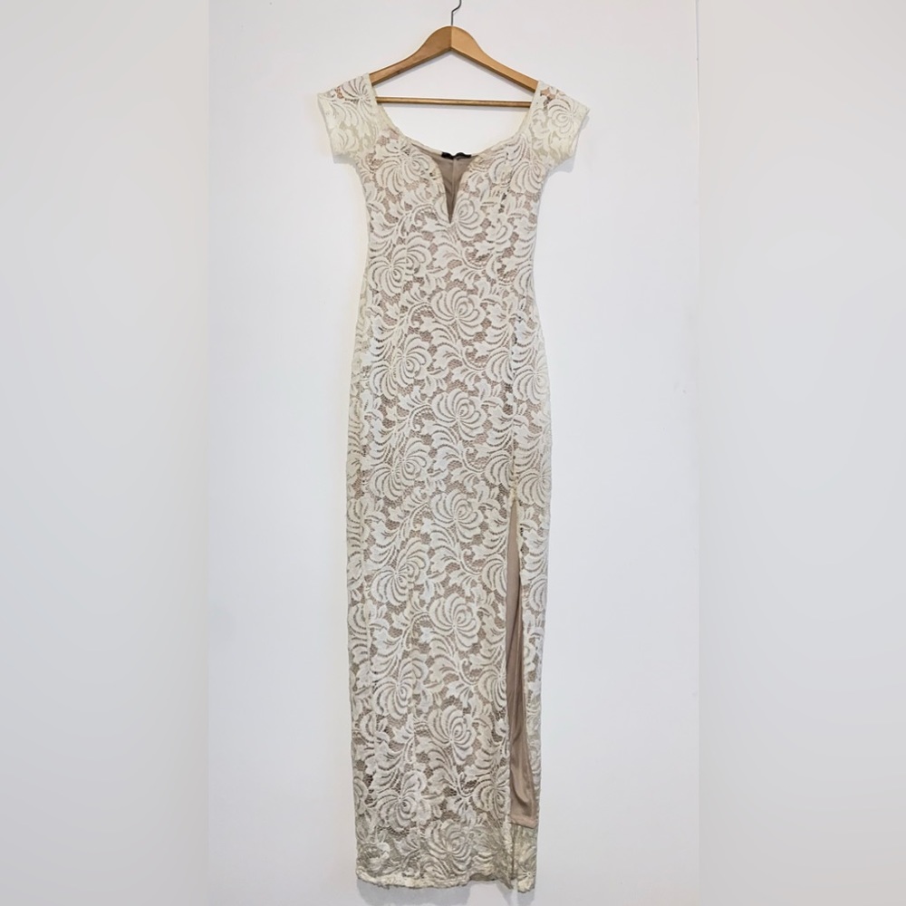 Ivory Lace Maxi